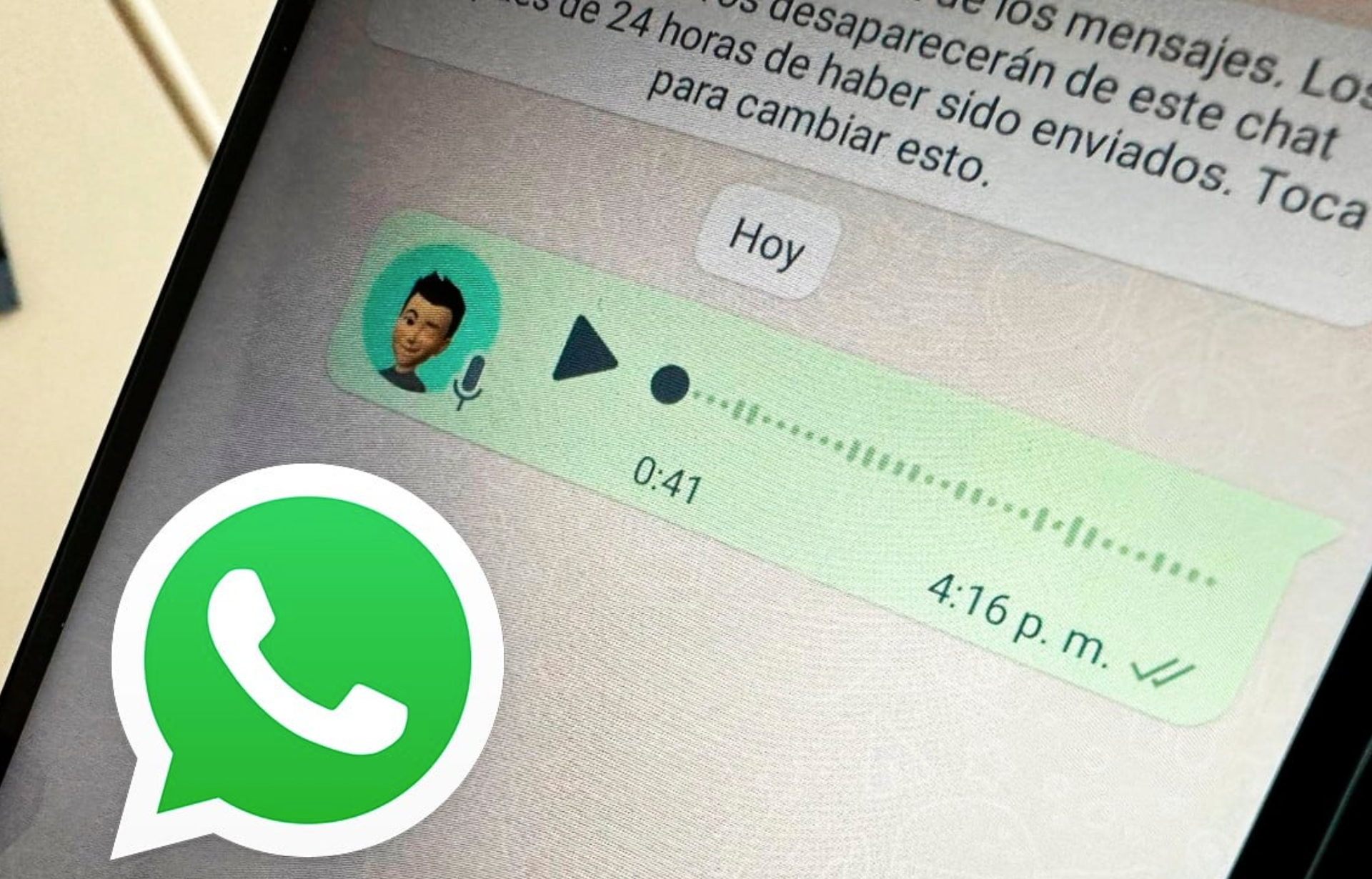 WhatsApp cuenta con la transcripción de las notas de voz